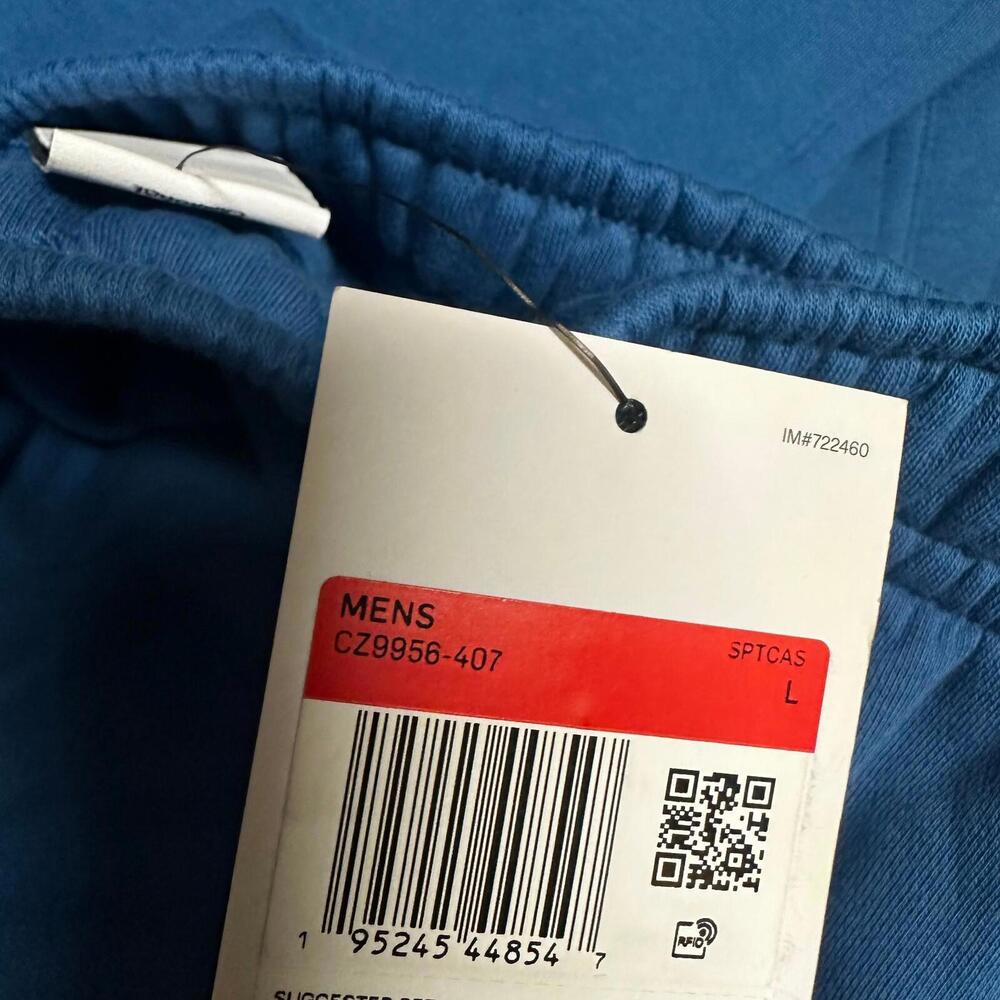 Nike Mens Blue Sportswear Club Standard Fit At Knee Length Cargo Shorts Size M L - Picture 5 of 5